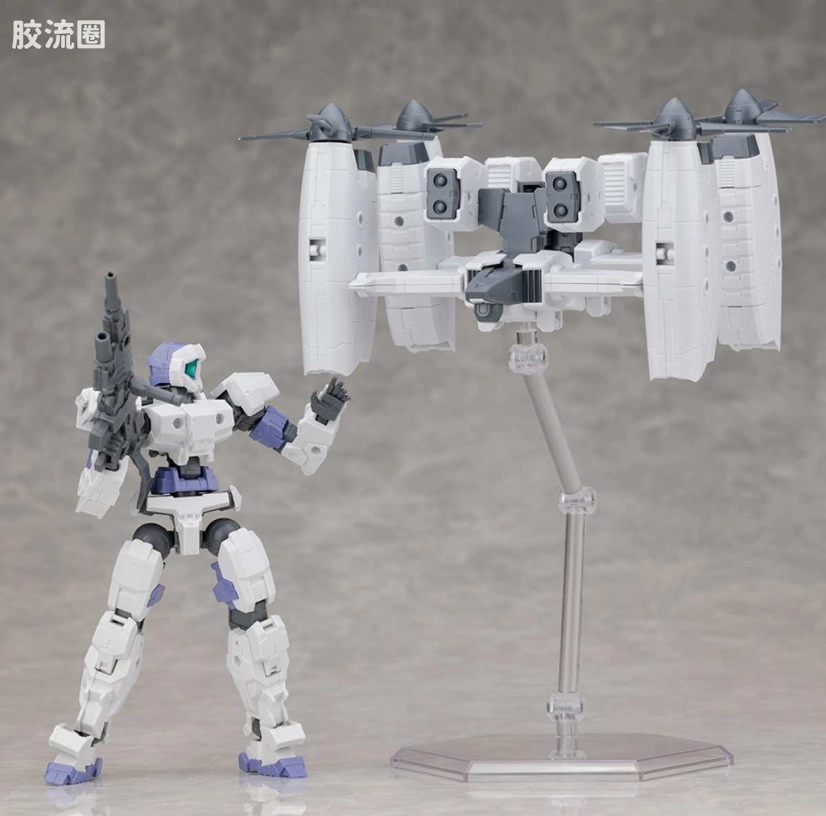 30MM 1/144 Extended Armament Vehicle EXA Vehicle(倾转旋翼机Ver.) - 图片